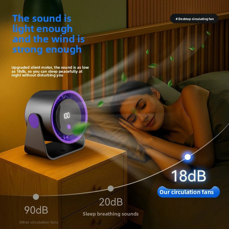 Compact USB Desk Fan
