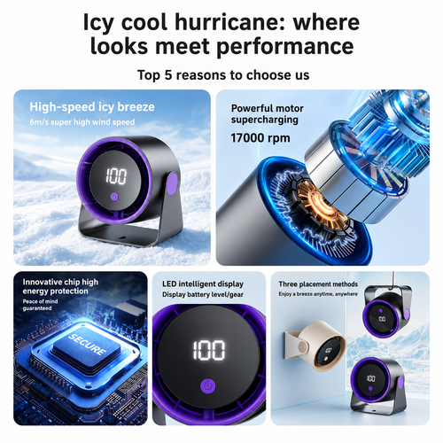 Compact USB Desk Fan